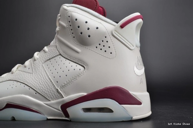 1st Kicks Maroon Jordan Retro Air 384664-116 white 6 0713